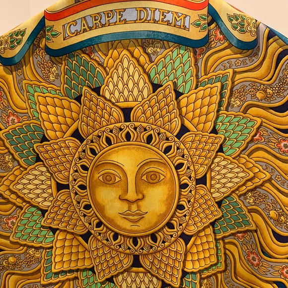 1990’s authentic men’s Hermes suede & silk vest - Picture 4 of 4